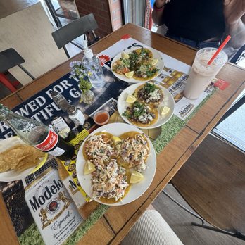 Grandma's Kitchen Kaffe - Tacos de Pescado, asada and carnitas, best thing I've ever had - Mexican Near Me - Los Angeles, California