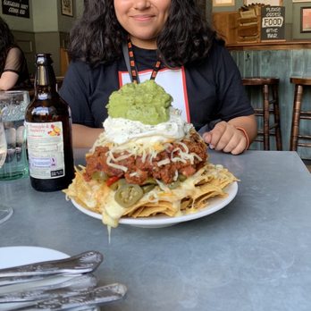 The Auld Hoose - This is the Auld Hoose's famous nachos! I also has the Old Mout Cider- Pineapple & Raspberry - Pubs Near Me - Edinburgh, EDH