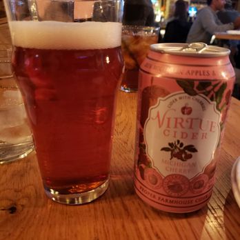 Pierce Tavern - Virtue Michigan cherry cider - Burgers Near Me - Downers Grove, Illinois Pierce Tavern - Virtue Michigan cherry cider - Burgers Near Me - Downers Grove, Illinois