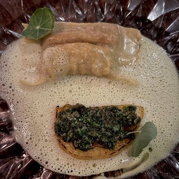 St Lawrence Restaurant - Stuffed pasta with rabbit - French Near Me - Vancouver, British Columbia