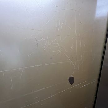 Comfort Inn Binghamton I-81 - Elevator doors all scratched up - Hotels Near Me - Binghamton, New York