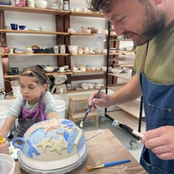 Speckle Studio - Dad and daughter clay!