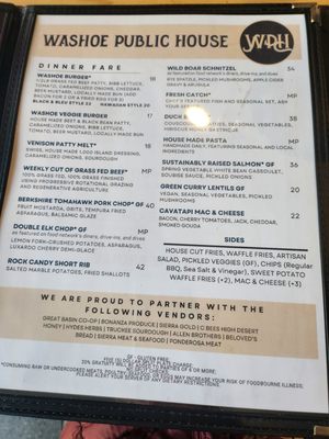 Menu photo 7 Washoe Public House Reno, NV Menu photo 7 Washoe Public House Reno, NV
