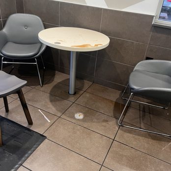 McDonald's - Dried up drink that was there before we arrived. It was still like that when I left. - Burgers Near Me - Gila Bend, Arizona