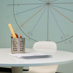 East Cobb Tutoring Center - Students come for tutoring for many subject areas, including precalculus. The Unit Circle is displayed as wall art.