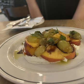Pasta Louise - Seasonal special - peach grapes basil ricotta - Italian Near Me - Brooklyn, New York Pasta Louise - Seasonal special - peach grapes basil ricotta - Italian Near Me - Brooklyn, New York