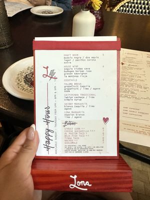 Menu photo 2 Lona Nashville, TN