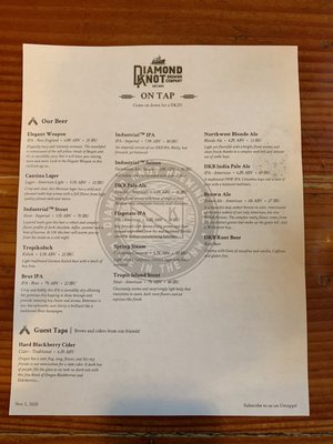 Menu photo 8 Diamond Knot Brewery & Alehouse Mukilteo, WA