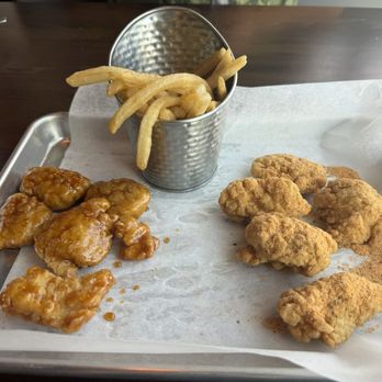 Wings over Heath - Side of fries bone out wings 10 count - Sports Bars Near Me - Heath, Texas Wings over Heath - Side of fries bone out wings 10 count - Sports Bars Near Me - Heath, Texas