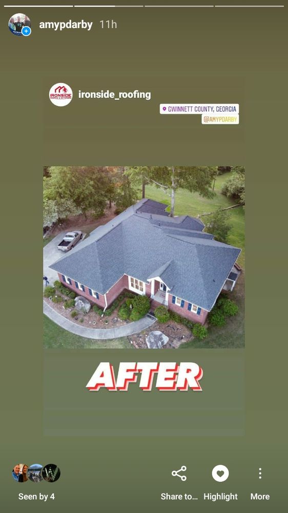 Slide of Ironside Roofing & Exteriors