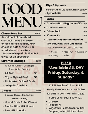 Menu photo 3 The Grape Vines Wine Bar Crittenden, KY Menu photo 3 The Grape Vines Wine Bar Crittenden, KY