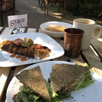 ChocolaTree - Avocado Herb Sandwich, Corn enchilada, corn chowder - Vegetarian Near Me - Sedona, Arizona ChocolaTree - Avocado Herb Sandwich, Corn enchilada, corn chowder - Vegetarian Near Me - Sedona, Arizona