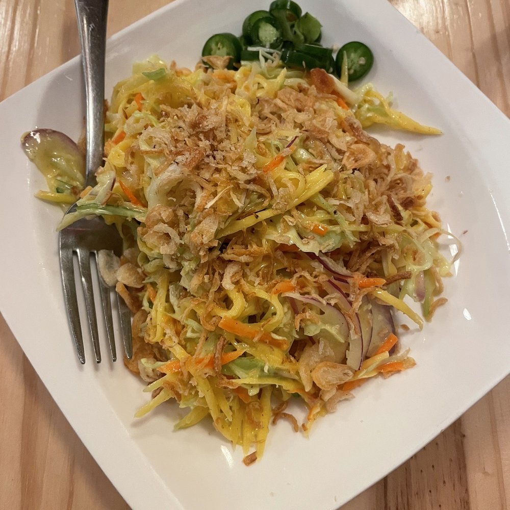 Burmese Kitchen - Green Mango Salad - Burmese Near Me - San Francisco, California Burmese Kitchen - Green Mango Salad - Burmese Near Me - San Francisco, California