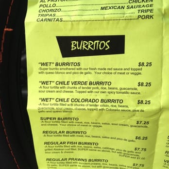 Taqueria Los Jarritos - Burrito menu - Mexican Near Me - Burlington, Washington Taqueria Los Jarritos - Burrito menu - Mexican Near Me - Burlington, Washington