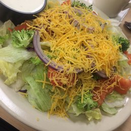 Jumbo Tossed Salad. Could use more toppings like black olives or cucumbers.