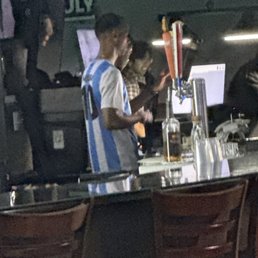 The bartender that is unprofessional. The bartender that is unprofessional.