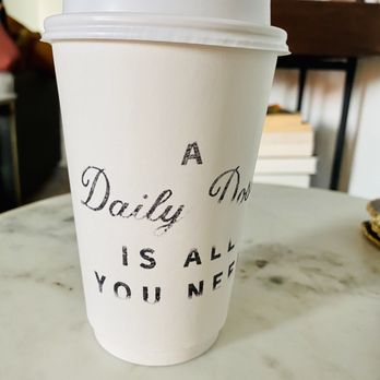 Daily Dose - Large lavender honey latte - Coffee & Tea Near Me - Atlanta, Georgia