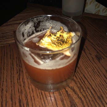 The Oakland - Excellent craft cocktails. This is the buzzsaw and it was delicious. I wish they had a bigger cocktail menu - Cocktail Bars Near Me - Ferndale, Michigan
