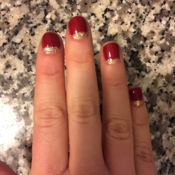 Regina's Nail Salon - Reverse French gel manicure at Regina's - Nail Salons Near Me - Brooklyn, New York Regina's Nail Salon - Reverse French gel manicure at Regina's - Nail Salons Near Me - Brooklyn, New York