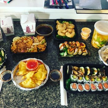 Peking Tokyo - a variety of sushi dishes - Asian Fusion Near Me - Langhorne, Pennsylvania