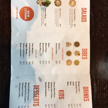Choolaah - Menu part 1 - Indian Near Me - Beachwood, Ohio