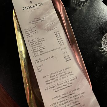 Fioretta - For 4 guests - Italian Near Me - Chicago, Illinois