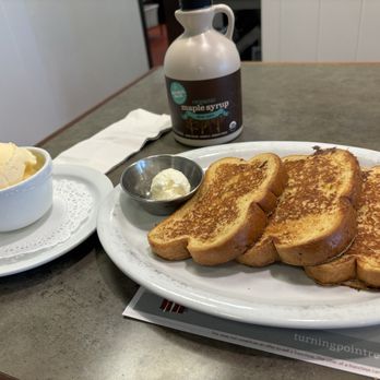 Turning Point Moorestown - Grand French Toast with real maple syrup and vanilla ice cream - Breakfast & Brunch Near Me - Moorestown, New Jersey