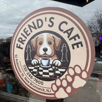 Friends Cafe - Door logo - Cafes Near Me - New Brunswick, New Jersey Friends Cafe - Door logo - Cafes Near Me - New Brunswick, New Jersey