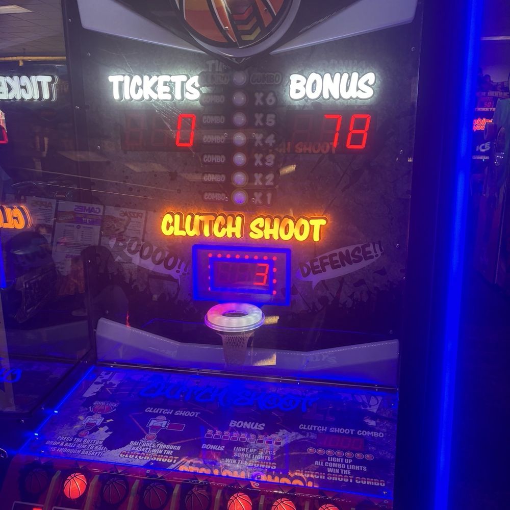 Chuck E. Cheese - Looks like it works but flashes the error sign. Still takes credits though. - Pizza Near Me - Ventura, California Chuck E. Cheese - Looks like it works but flashes the error sign. Still takes credits though. - Pizza Near Me - Ventura, California