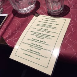 Panini - Dessert menu