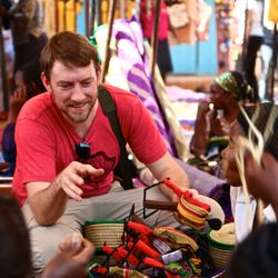 KANZI - Scott L. (owner) in Uganda on purchasing trip.