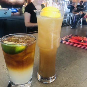 Bahama Breeze - Dark and Stormy and a Long Island - Bars Near Me - Lutz, Florida