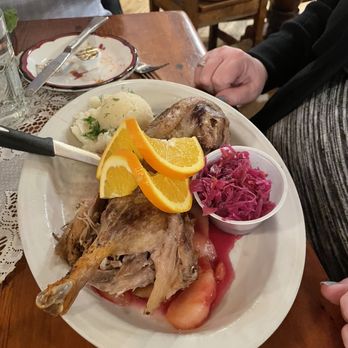 Reflections On Deep Lake - Half Roasted Duck - American Near Me - Lake Villa, Illinois
