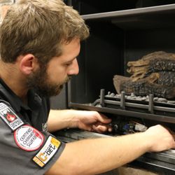 Anderson's Chimney & Masonry Service - We service all makes and models of gas an pellet stove, inserts and fireplaces - not just what we install.