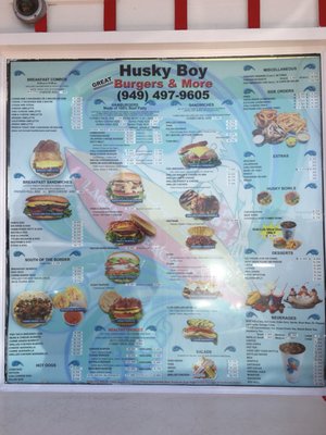 Menu photo 7 Husky Boy Burgers Laguna Beach, CA