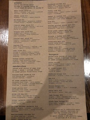 Menu photo 8 M3 Restaurant Reno, NV