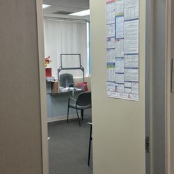 ABC American Bio-Clinical Lab - Where she draws blood thru the window