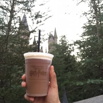 Universal Studios Florida - "butter beer" tastes like a caramel slushie - Amusement Parks Near Me - Orlando, Florida
