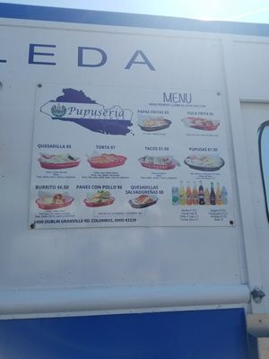 Menu photo 1 Pupuseria Villeda Columbus, OH Menu photo 1 Pupuseria Villeda Columbus, OH