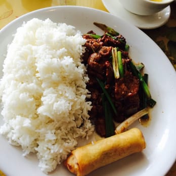 Feng Ling Restaurant - Lunch special Mongolian beef - Chinese Near Me - Houston, Texas