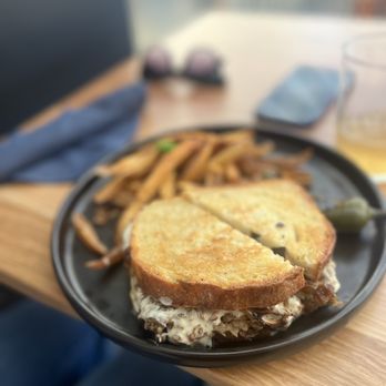 The Plot - Patty melt with fries - Vegan Near Me - Costa Mesa, California The Plot - Patty melt with fries - Vegan Near Me - Costa Mesa, California