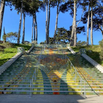 Lincoln Park Steps - Lincoln Park Stairs - Landmarks & Historical Buildings Near Me - San Francisco, California
