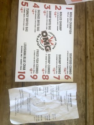 Menu photo 1 OMG Seafood San Marcos, TX Menu photo 1 OMG Seafood San Marcos, TX