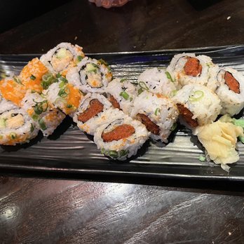Lazy Fish - Spicy crunchy scallops and spicy tuna - Sushi Bars Near Me - Frederick, Maryland