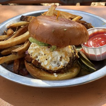 Rodeo Goat - Chaca Oaxaca - beef and chorizo patty, fried egg, queso fresco, avocado, Pico de gallo and tobacco mayo! - Burgers Near Me - Dallas, Texas Rodeo Goat - Chaca Oaxaca - beef and chorizo patty, fried egg, queso fresco, avocado, Pico de gallo and tobacco mayo! - Burgers Near Me - Dallas, Texas
