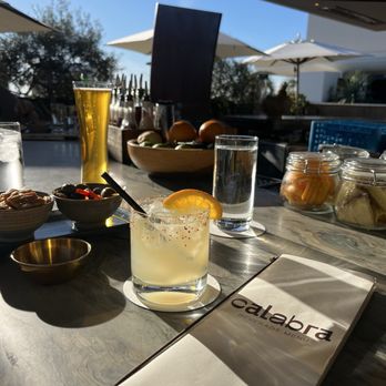Calabra - Bar area, menu - Mediterranean Near Me - Santa Monica, California Calabra - Bar area, menu - Mediterranean Near Me - Santa Monica, California