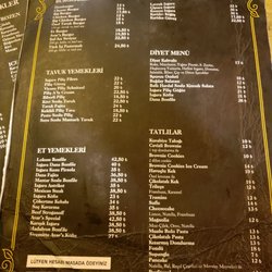 Avar's Cafe - Menu