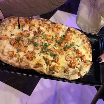 Champagne & Chocolate - Shrimp Flatbread - Chocolatiers & Shops Near Me - Reno, Nevada