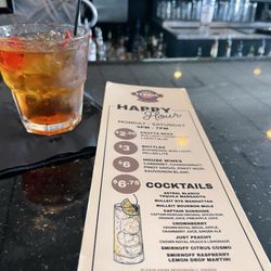 Ferris Steakhouse & Tavern - Happy hour bulleit manhattan 6.75