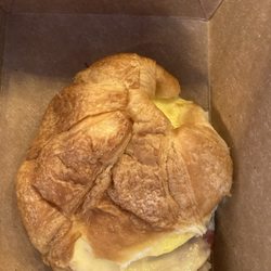 Ham, Gouda Cheese, and Egg Croissant (Served Piping Hot & Tasty)